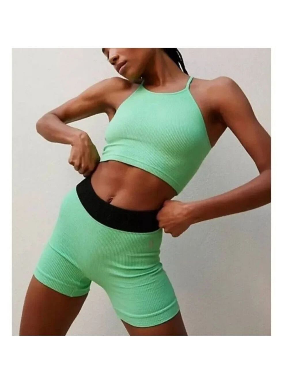 Free People Prajna Seamless Shorts Sz M/L